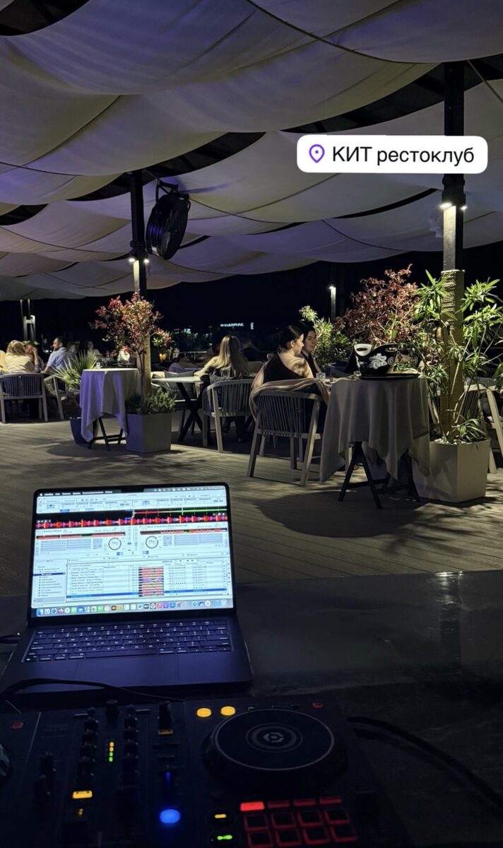 DJ Krutskaya в ресторане Кит Сочи